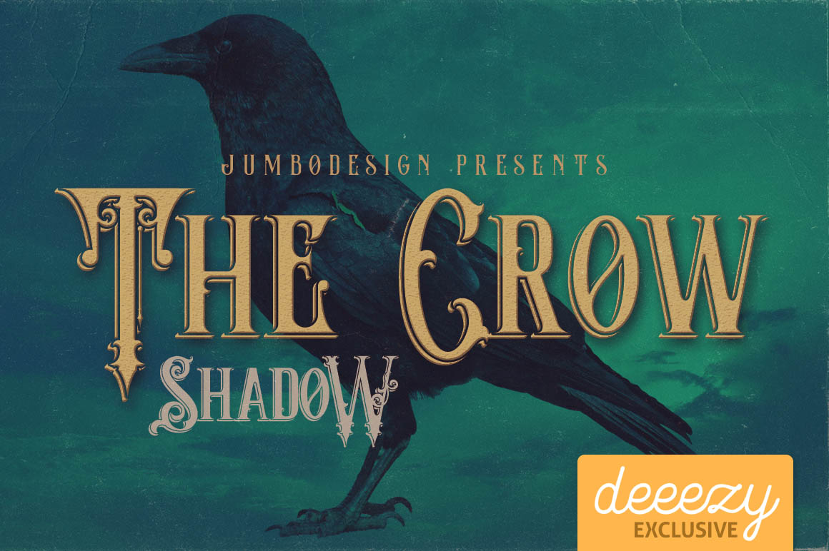 The Crow Shadow Font Download Font Terbaru 2016 - The Crow Shadow Font