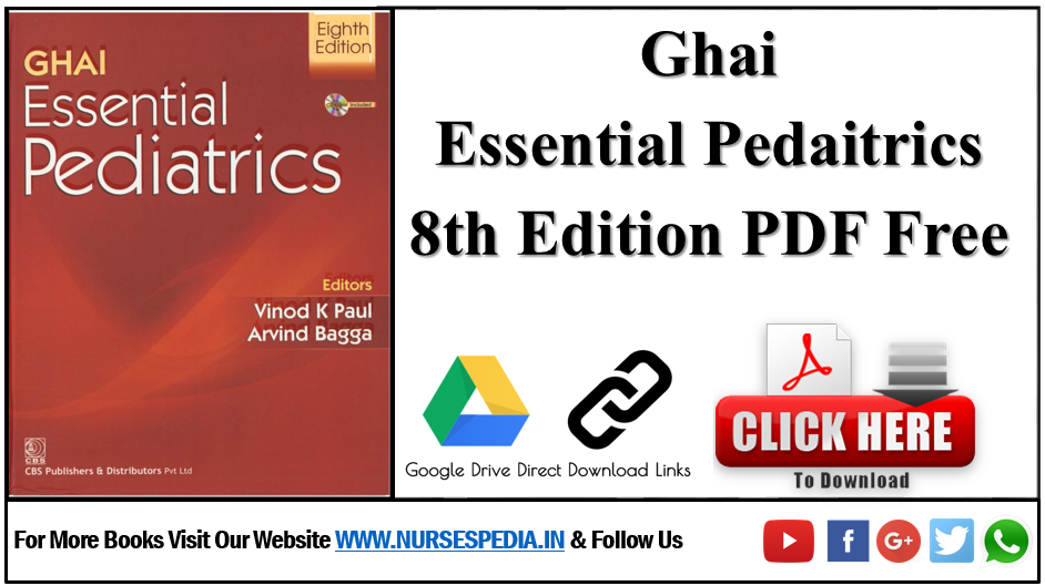 Ghai Essential Pediatrics 7th Edition Pdf