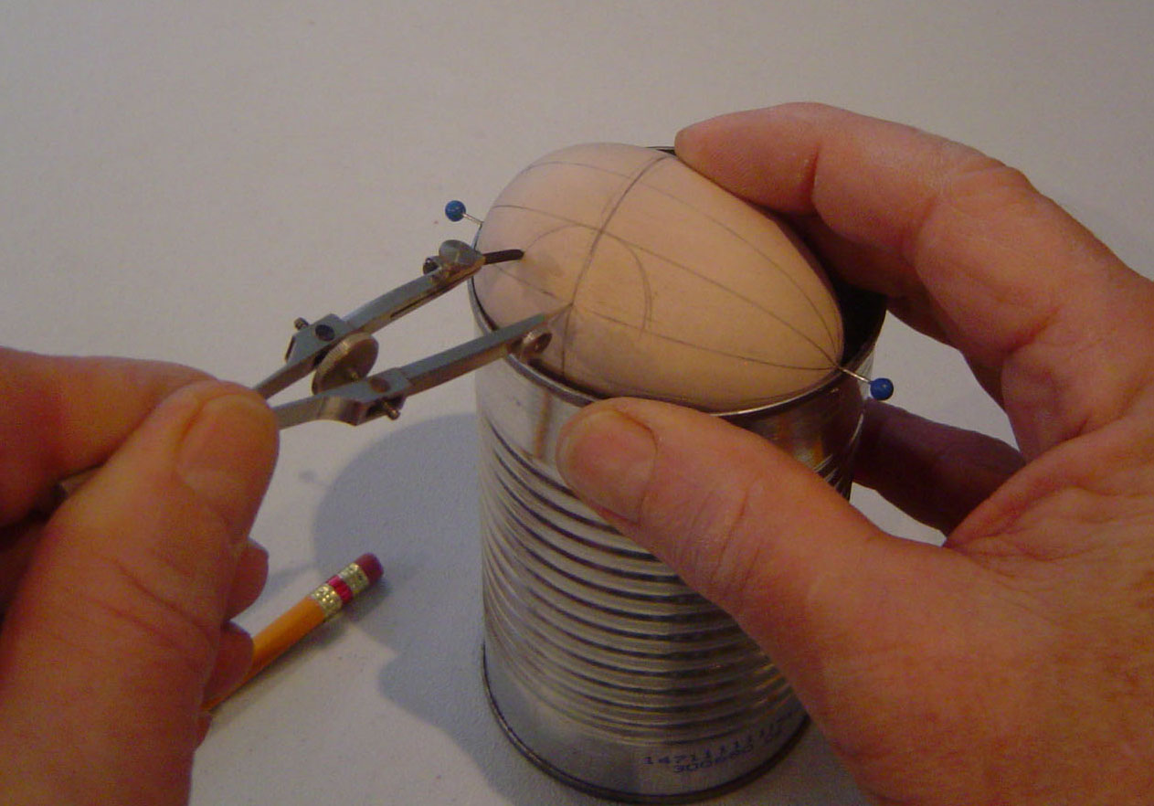 South Dakota Woodcarvers Chip Carved Easter Egg