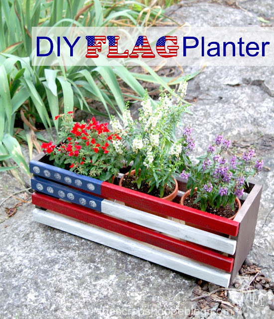 DIY Flag Planter 3