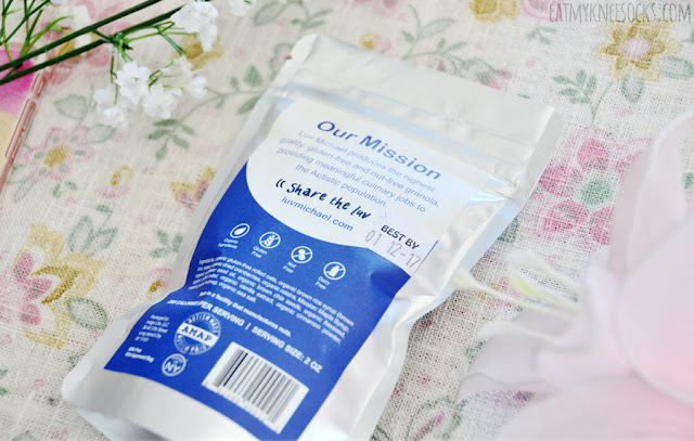 Luv Michael Granola Review The Luv Michael Originola Granola is an all-natural, organic, gluten-free, non-GMO snack with all sorts of healthy ingredients, such as cranberries, rolled oats, chia seeds, flaxseed, and more.