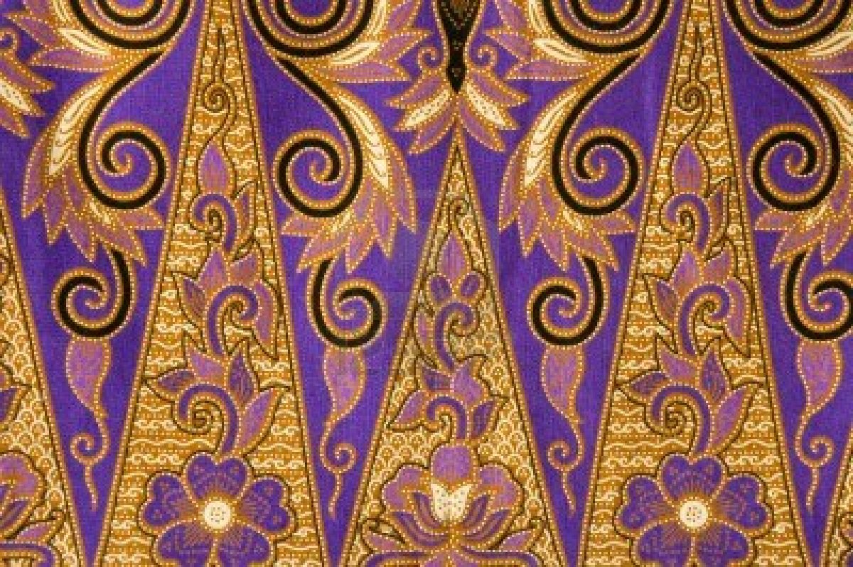 Gambar Batik 2 Dimensi Mudah Gambar Batik Sederhana