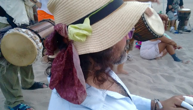 Omar Cherif at the Venice Beach Drum Circle — September 2017