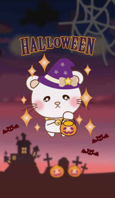 Panda cat, Pan'nya and halloween theme2