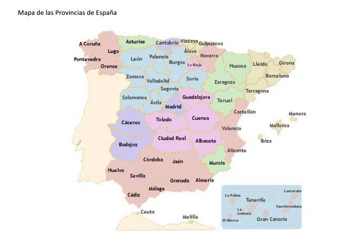 Distancia entre ciudades españolas