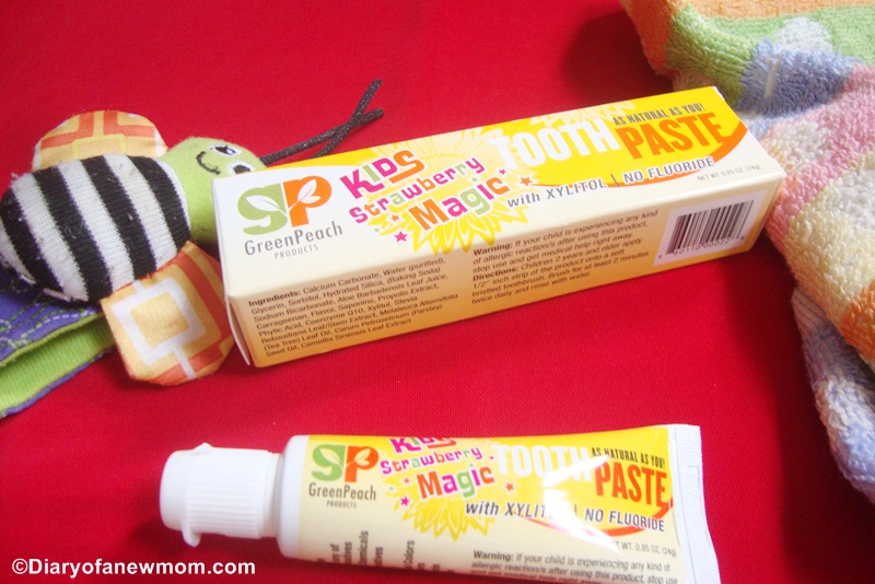 GreenPeach, Kids Strawberry Magic Toothpaste review