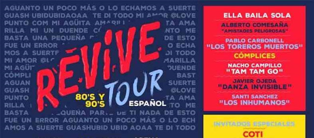 Revive 80s y 90s Tour Mexico Boletos para Concierto Revive 80s y 90s Tour Mexico 2019