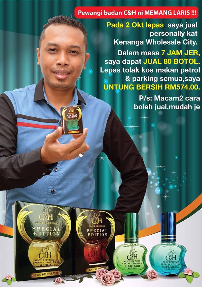 C&H Spray Perfume SPECIAL Edition (Body) Saudagar Jaya Trading