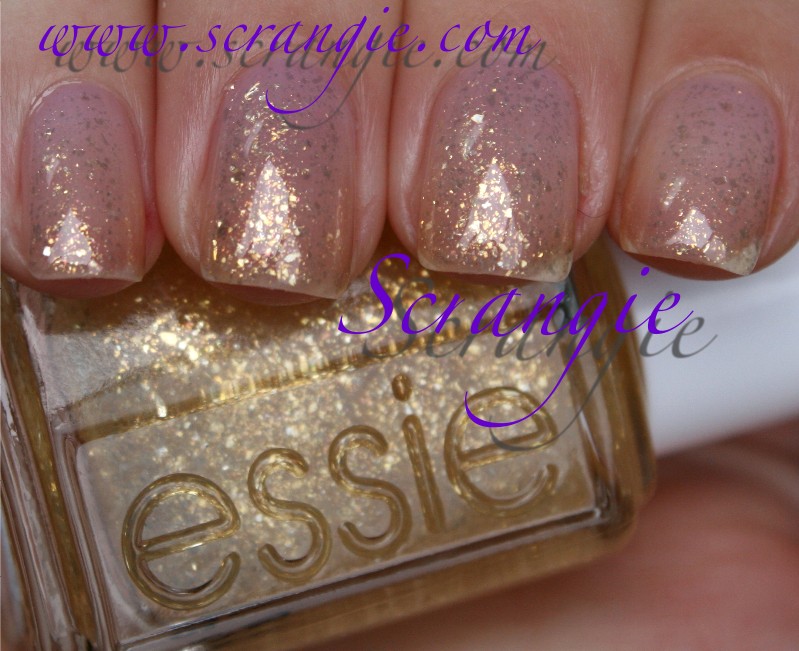 Topcoat Holiday and Glitter Collection Review Scrangie: Luxeffects Essie Swatches 2011