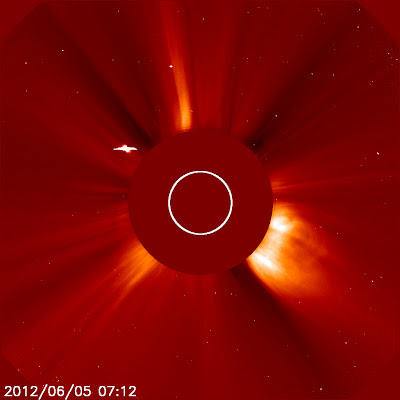LASCO C2 image venus approach sun