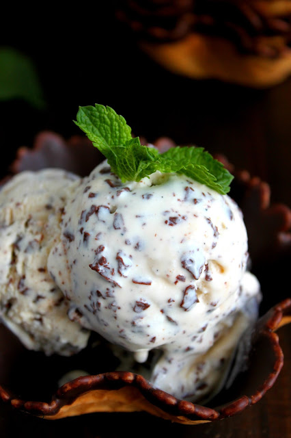 Helado de stracciatella
