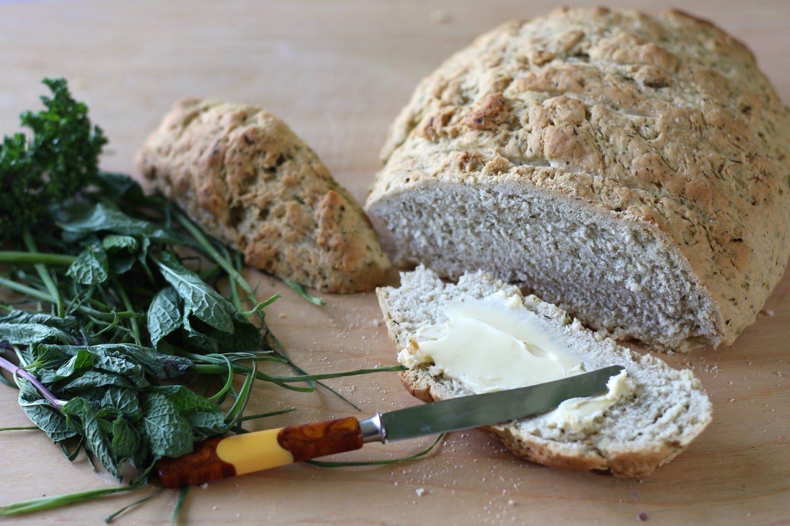 Mixed Herbs Spelt Bread Diary of a Mad Hausfrau