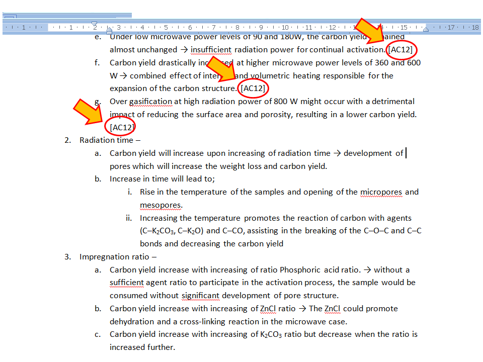 Practical example of literature review image