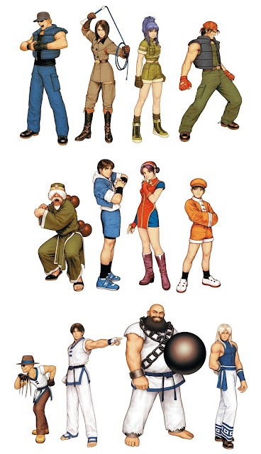the king of fighters 99 characters the king of fighters 99 characters
