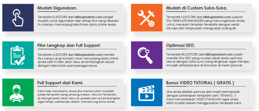 Fitur Lengkap Untuk Bisnis Template Toko Online Blogger Klik Store