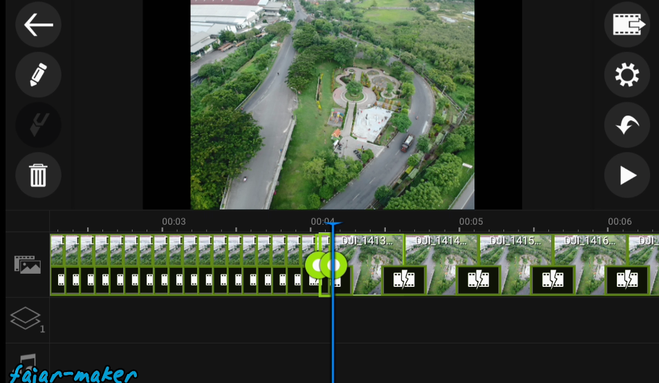 Edit timelapse DJI spark dengan aplikasi android