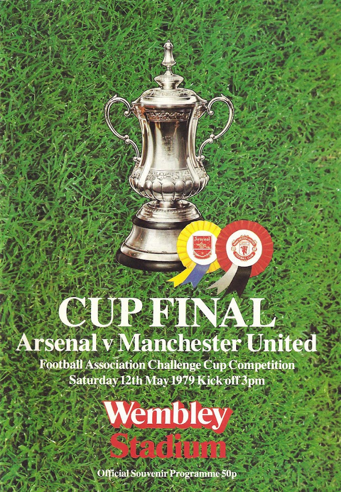 F.A CUP FINAL 1979. Arsenal vs Manchester United.