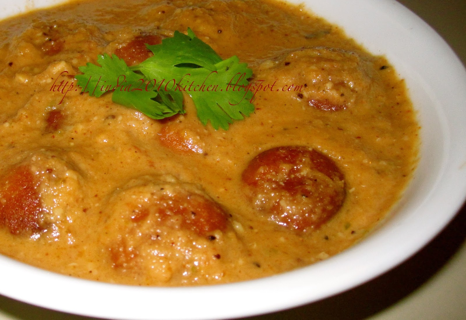 INDU'S KITCHEN: VEGETABLE KOFTA CURRY