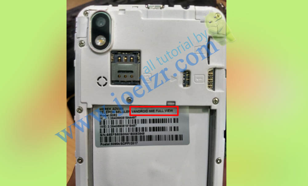 Cara Flash Advan S5e Full View Model 5062 Os 7.0 Nougat