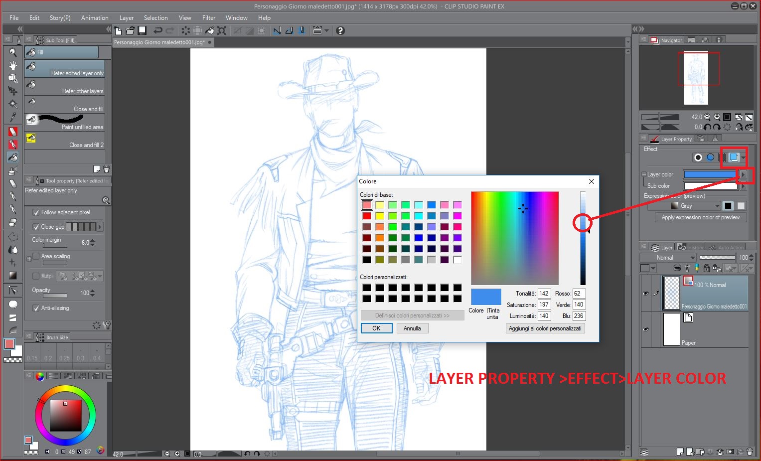 La fumettista curiosa Estrarre la linea da un disegno scansionato (in