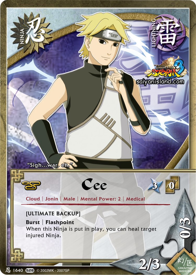 Naruto News Naruto CCG Série 28 Ultimate Ninja Storm 3 Cards de