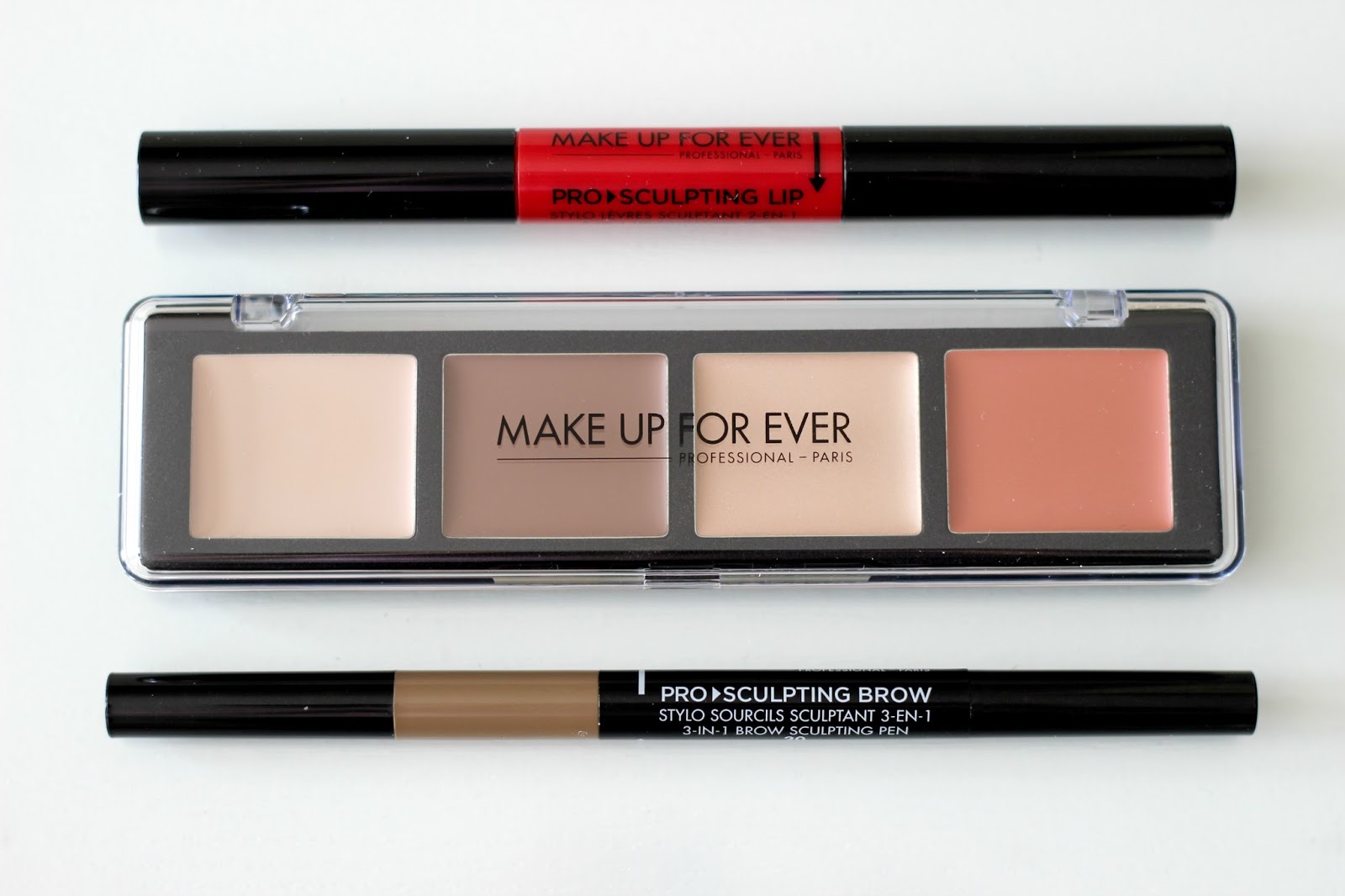 NEW Make Up For Ever Pro Sculpting Collection Face Palette in Light 20