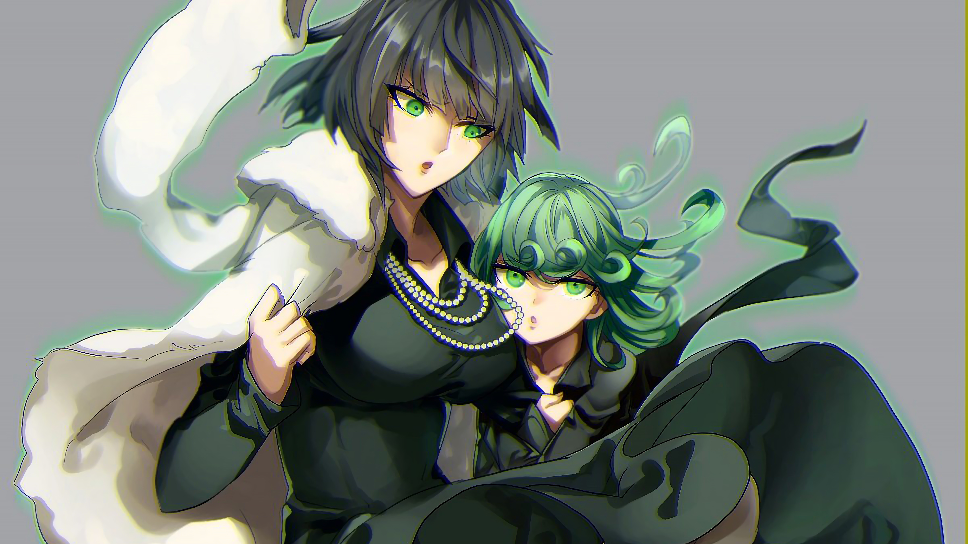 Saitama Fubuki Tatsumaki One Punch Man 4K Wallpaper #6.1435