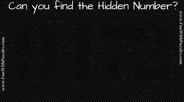 It is brain cracker puzzle in which your challenge is find the hidden number in the given picture puzzle