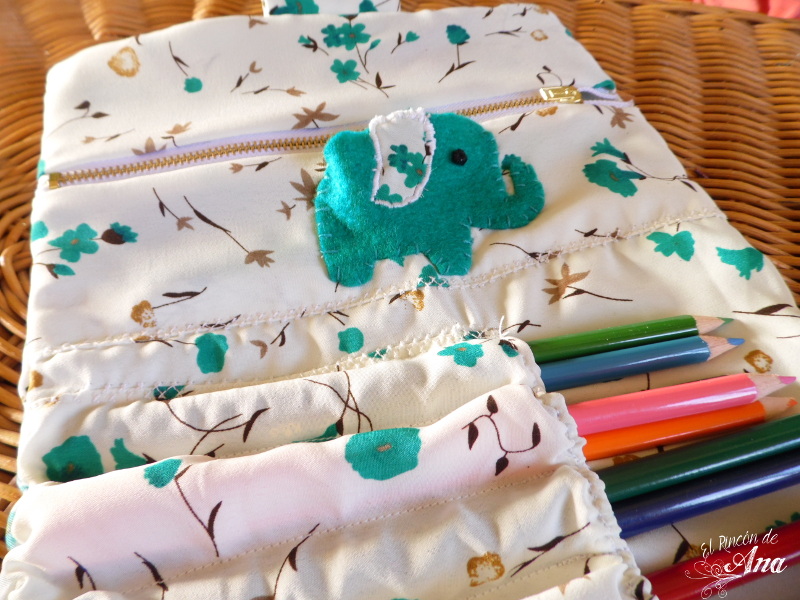 Estuche de tela para el regreso a clases