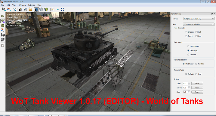 Hack Mod Wot Nueva versión del Magnifico EDITORWorld of Tanks, PERFECTO.