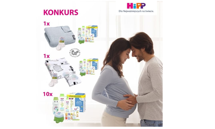 Wygraj kocyk bambusowy + kosmetyki HiPP Babysanft + skarpetki HiPP Konkurs
