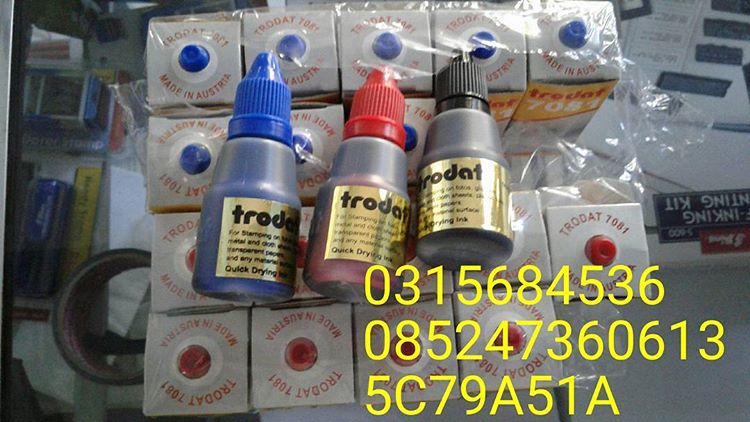 Cara Isi Tinta Stempel 2 Warna