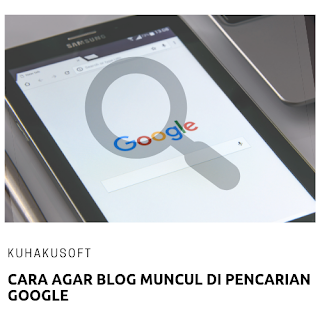 CARA AGAR BLOG MUDAH DIKENALI DAN DITEMUKAN GOOGLE CARA AGAR BLOG MUDAH DIKENALI DAN DITEMUKAN GOOGLE