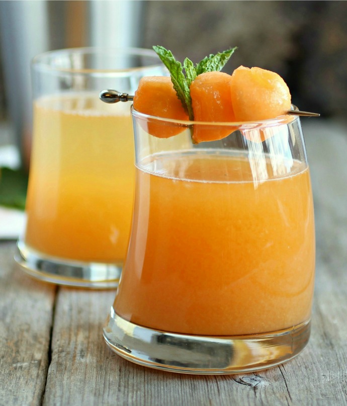 Cantaloupe Melon Martini