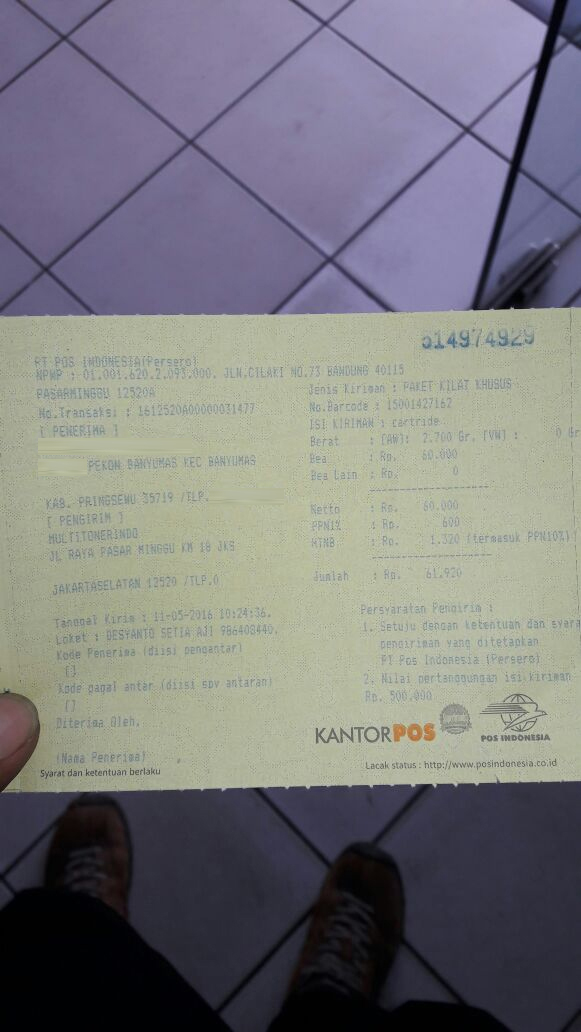 Menelusuri Kiriman Paket Pos Kilat Khusus
