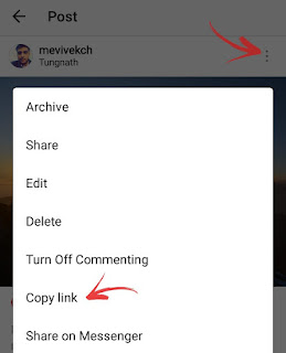 Copy post link