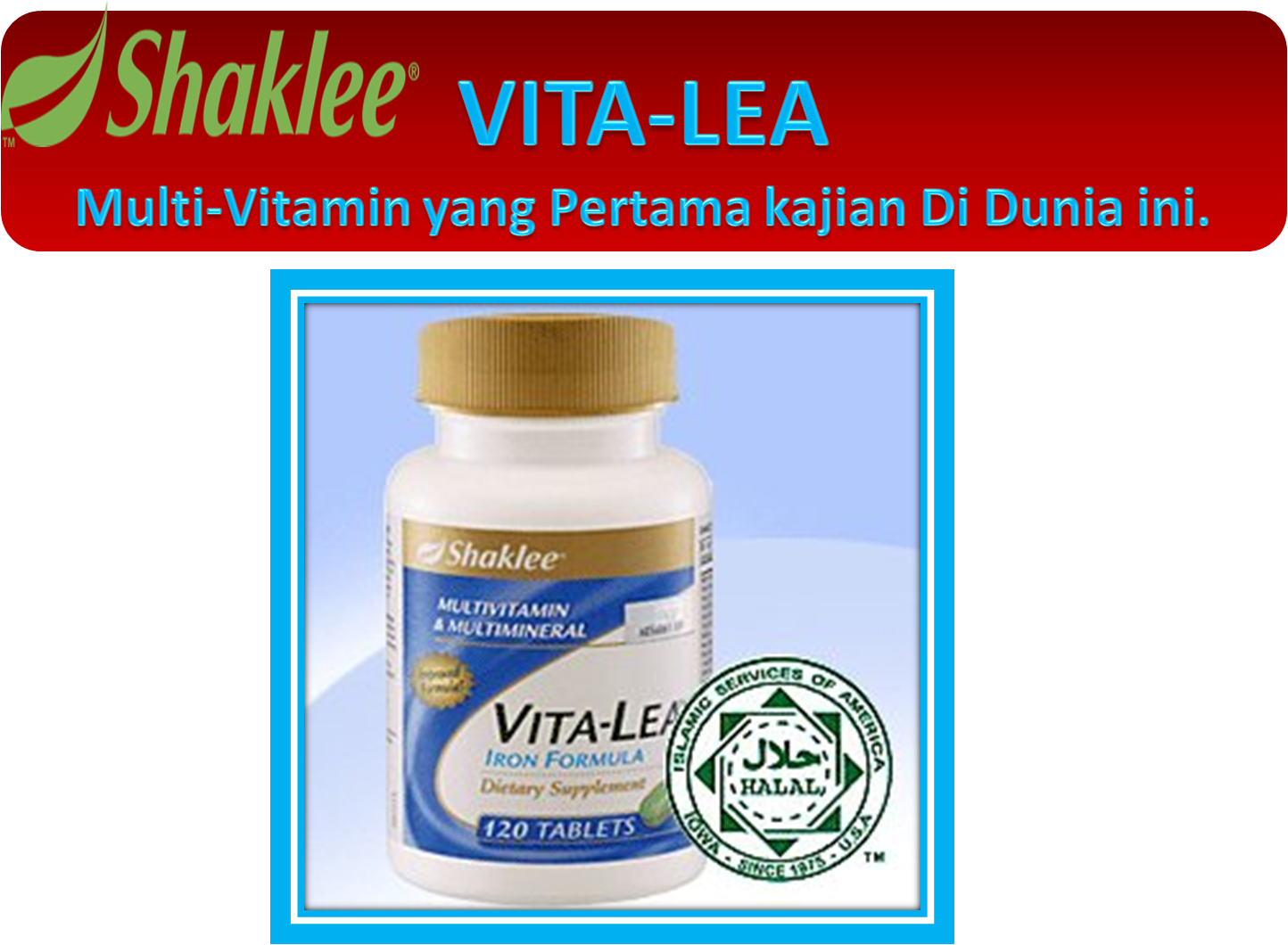Vitamin Perlis Shaklee: Shaklee Vita-Lea (Multi vitamin)
