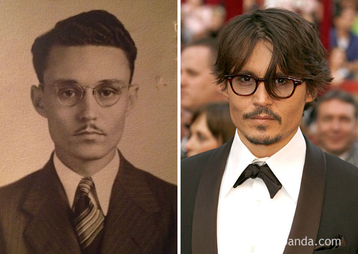 #2 My Great Grandfather Looks Just Like Johnny Depp - 10 Celebrity Lookalikes That Prove Time Travel Exists #2 My Great Grandfather Looks Just Like Johnny Depp - 10 Celebrity Lookalikes That Prove Time Travel Exists