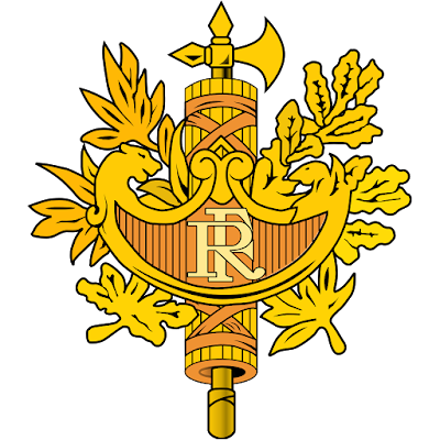 Logo Gambar Lambang Simbol Negara Prancis PNG JPG ukuran 400 px
