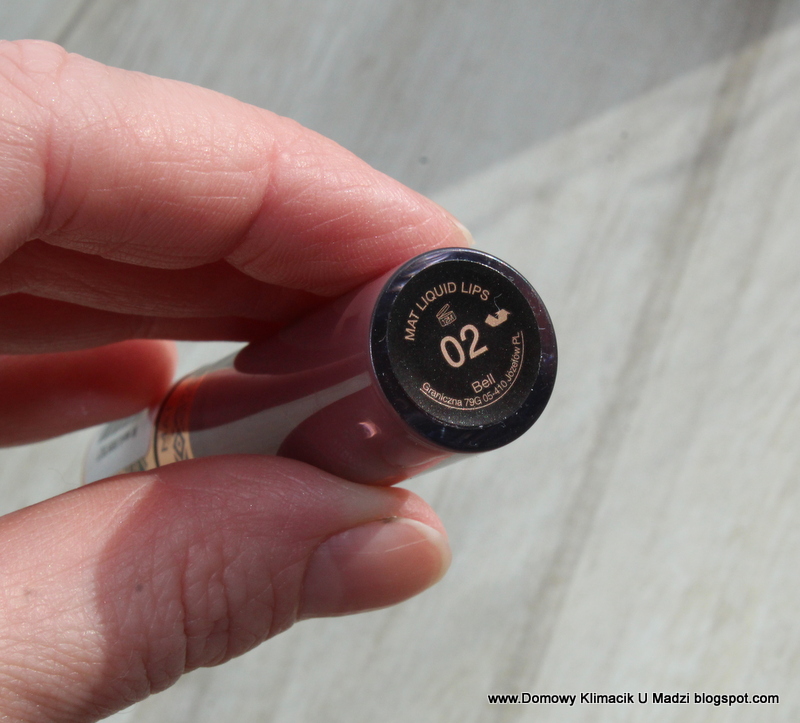 MAT LIQUID LIPS Matowe pomadki w płynie od Bell seria Desert Rose