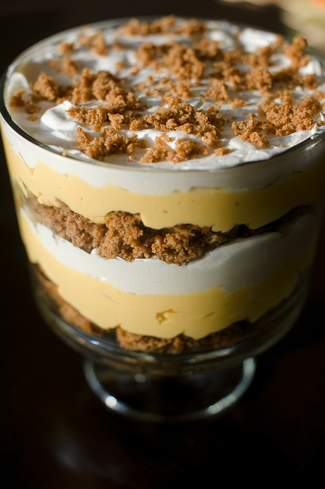 TanaLicious Gingerbread Eggnog Trifle