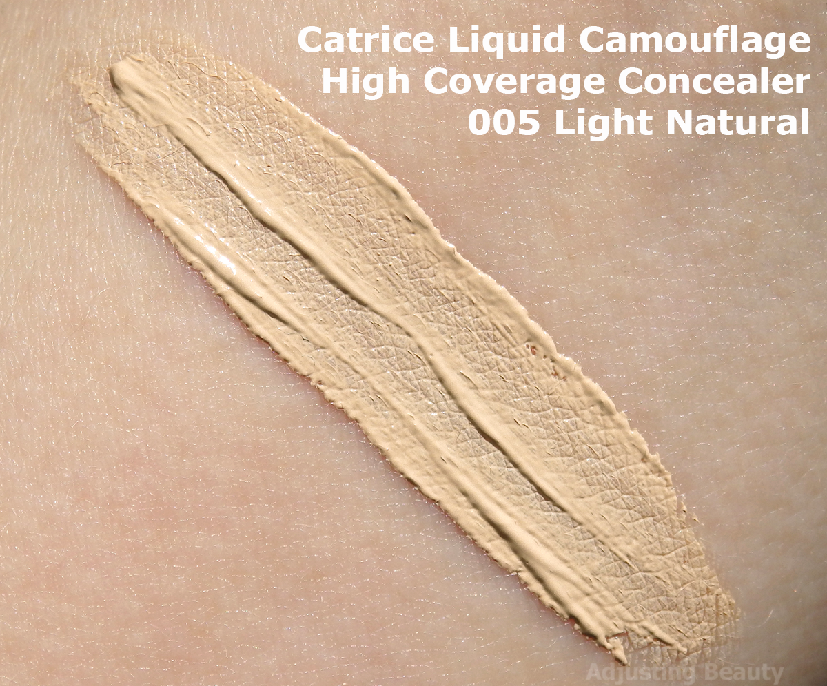 - Beauty Camouflage Coverage Light Catrice Natural Adjusting High - 005 Liquid Review: Concealer