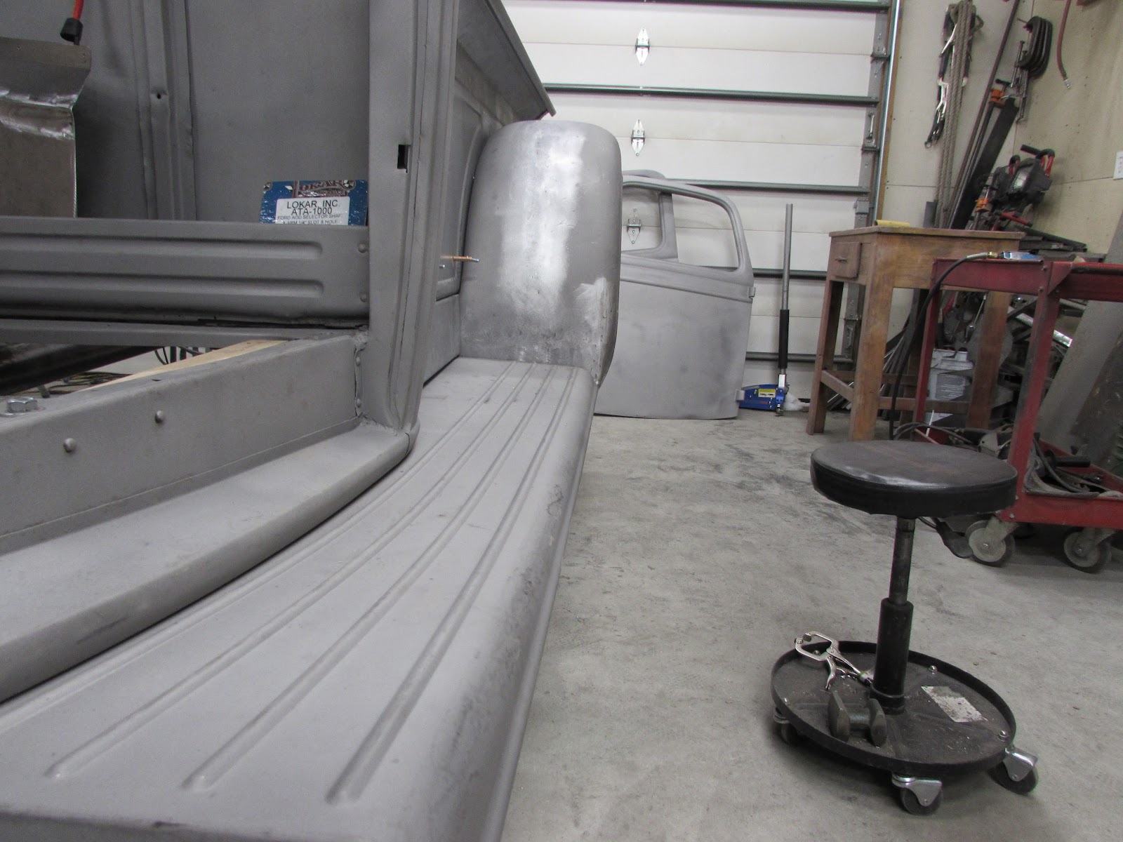 Reel Rods Inc. SHOP UPDATE Widening rear fenders on a 36 Ford pickup