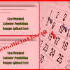 Download Cara Menciptakan Kalender Pendidikan Dengan Aplikasi Excel