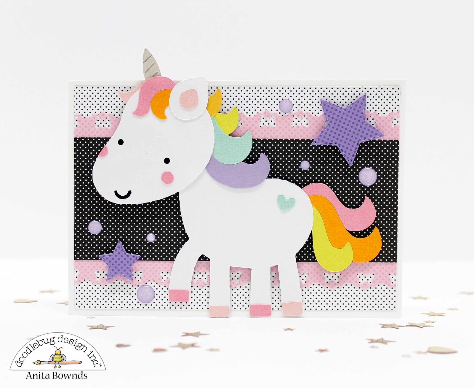 doodlebug design inc blog new fairy tales cut files unicorn cards