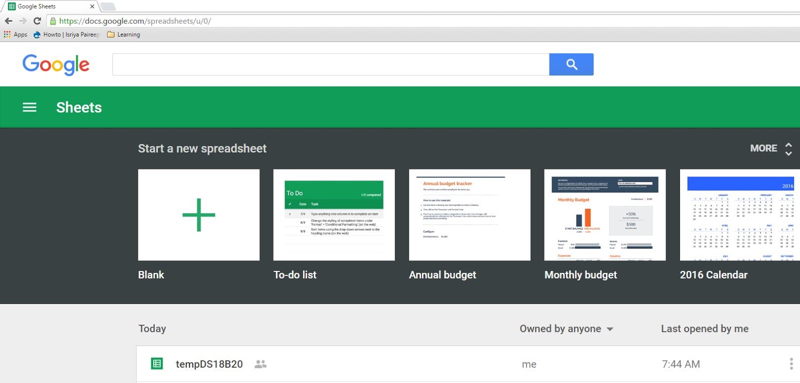 Google Spread Sheet Temperature with python Raspberry pi Embedded Systems