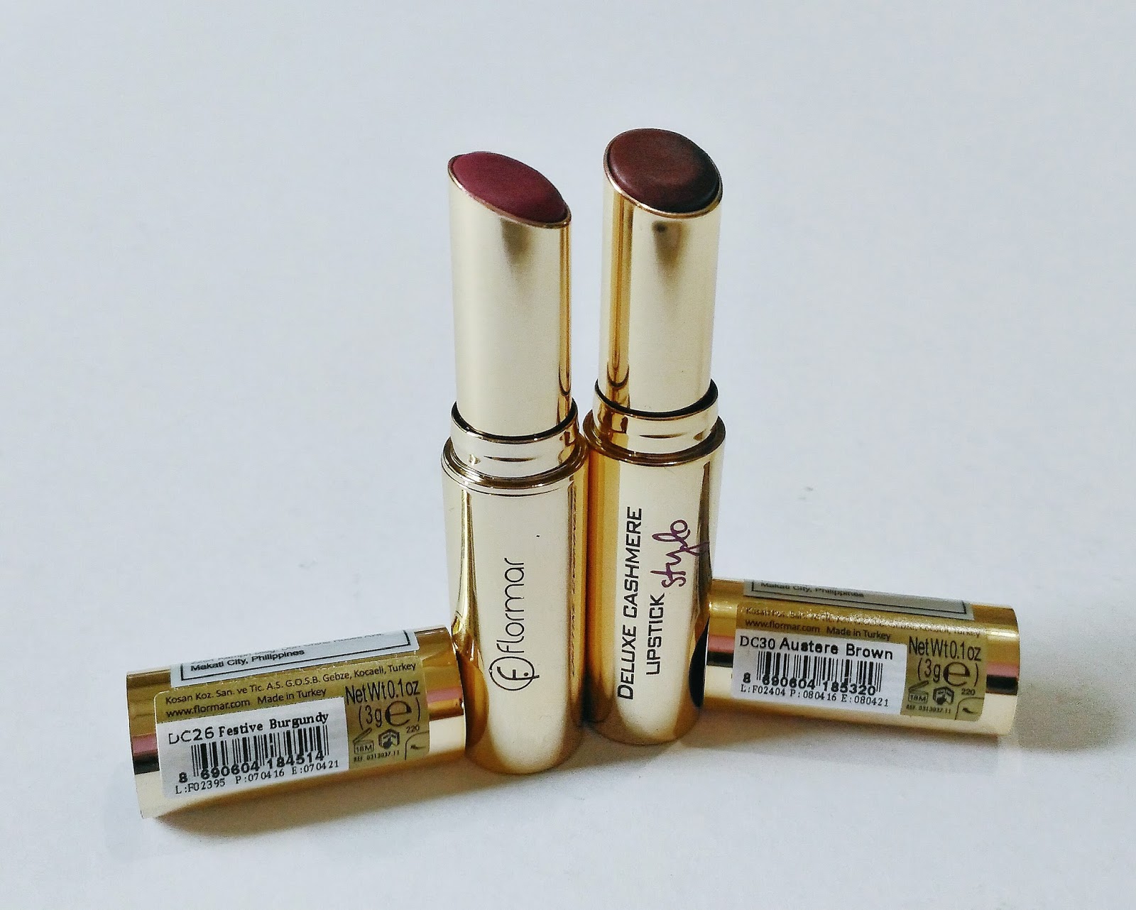 Lucky Citrine Flormar Deluxe Cashmere Lipstick