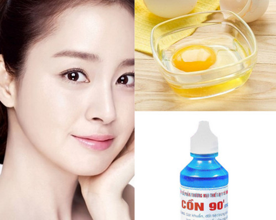 Cách chữa nám da mặt với lòng trắng trứng và cồn y tế Cách chữa nám da mặt với lòng trắng trứng và cồn y tế