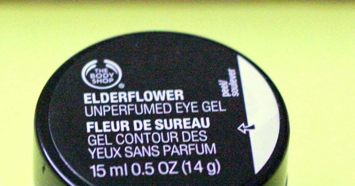 navak Body Shop Elderflower Unperfumed Eye Gel