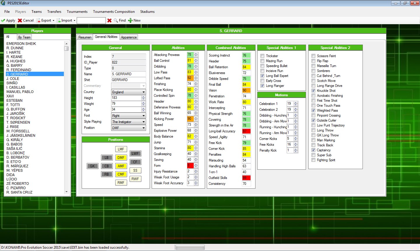 SANTARA PES: PES 2015 Editor Alpha v0.4a by ejogc327